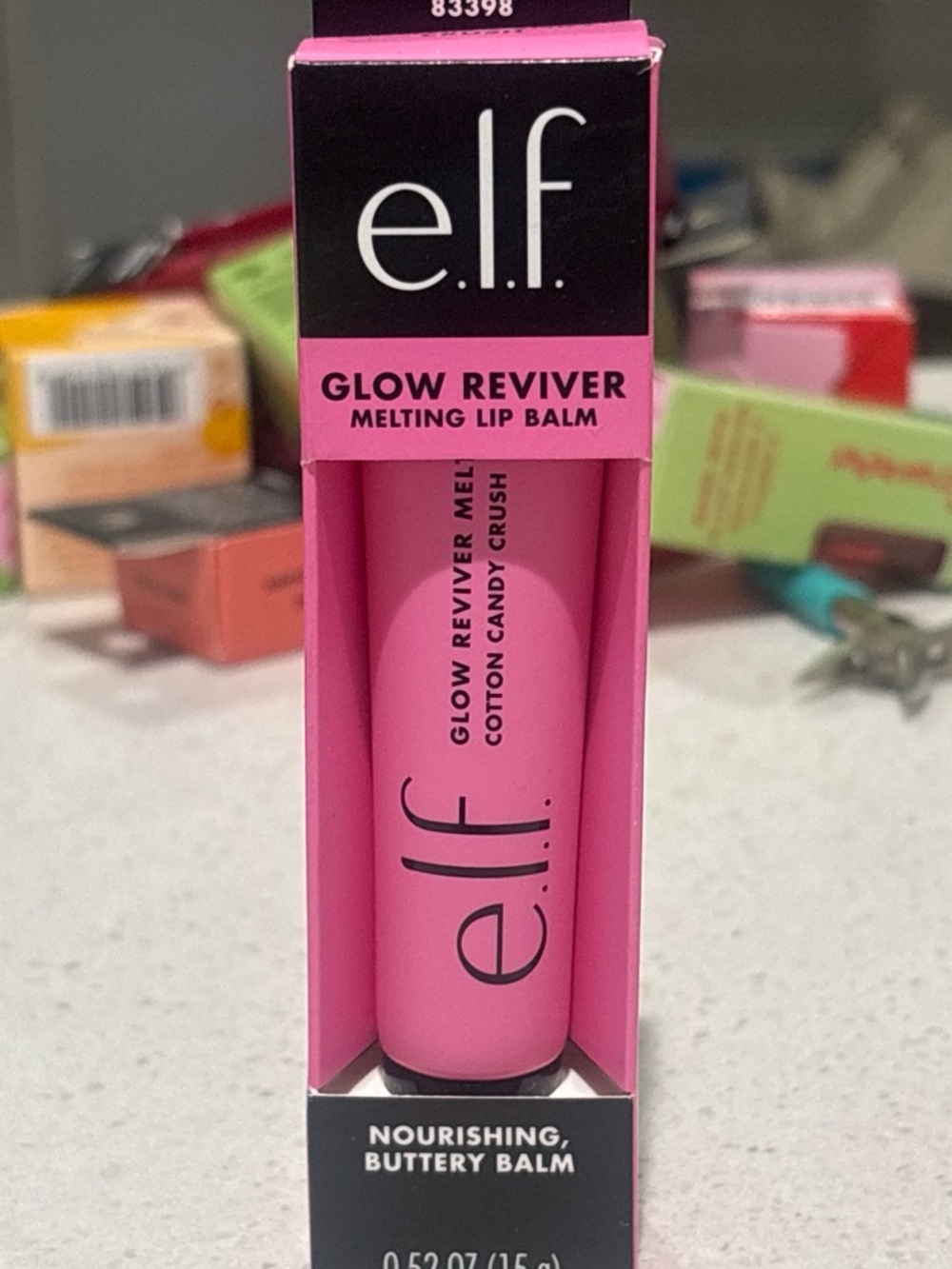 e.l.f. Glow Reviver Melting Lip Balm - Pink (Cotton Candy Crush)